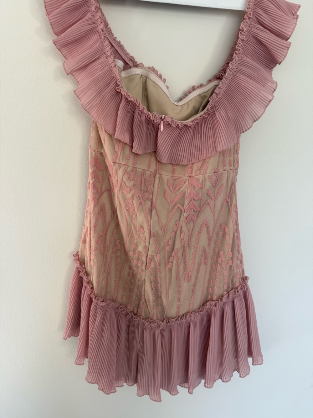 Mauve Pink Ruffled Dress - Picture 3 of 4
